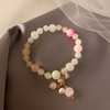 Brand crystal bracelet from pearl, advanced small design beaded bracelet, jewelry, trend of season, internet celebrity, high-quality style