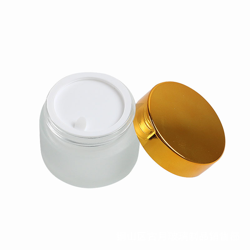 glass cream jar
