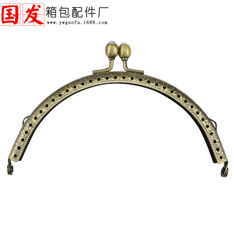 8.5CM, 10.5CM, 12.5CM semicircular diamante en relieve oro multicolor oro de diamante