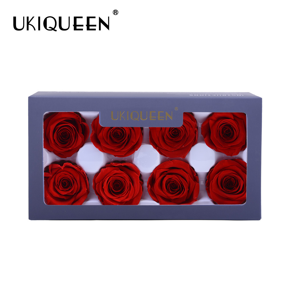 4-5cm Grado una flor eterna Rosa material Rosa flor cabeza Yunnan Kunming venta al por mayor tienda de flores proveedor