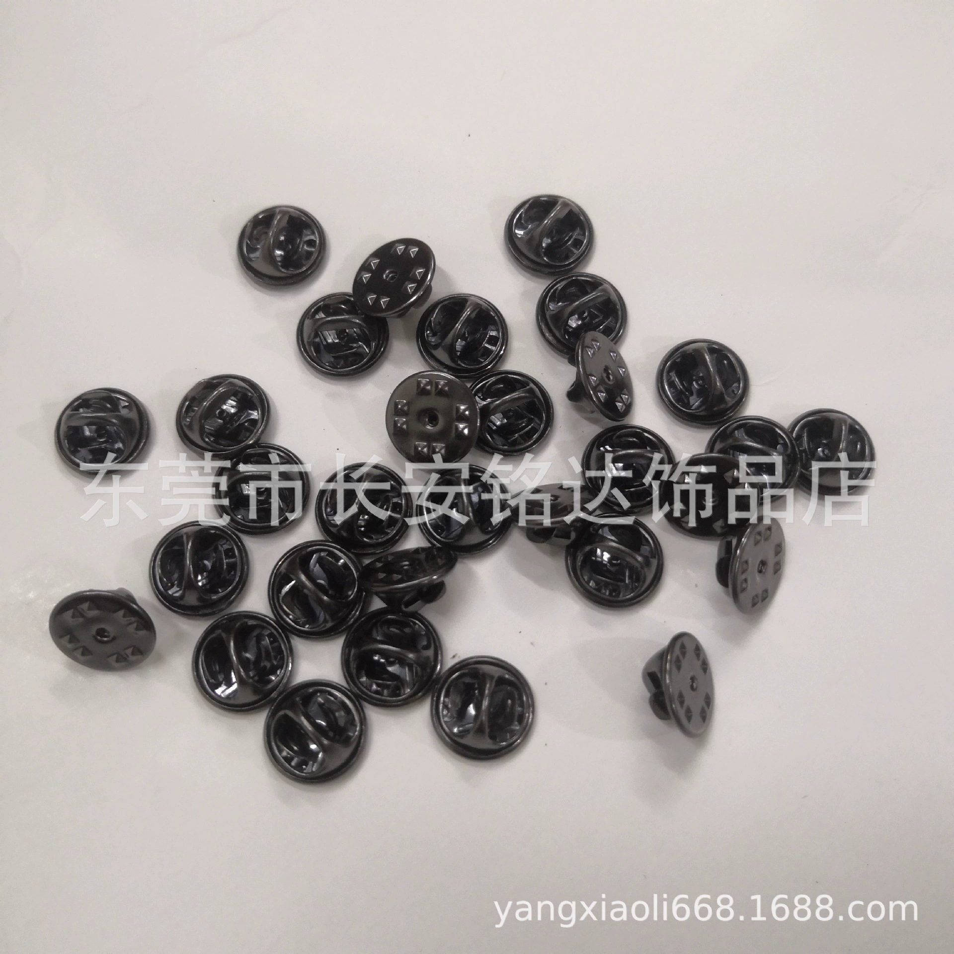 Прямые продажи с фабрики, аксессуары для значков, черная никелированная кепка-бабочка, черная кепка-бабочка, кепка-бабочка из розового золота