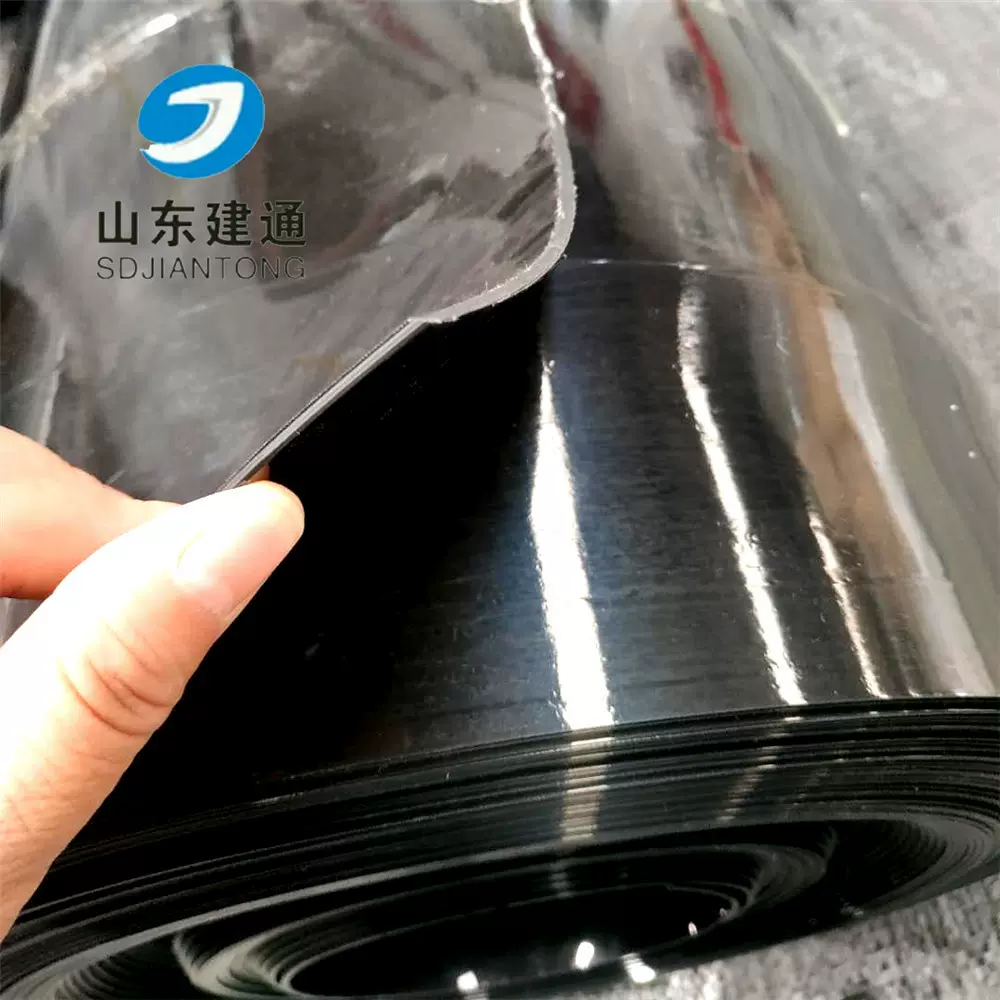 HDPE高密度聚乙烯防渗土工膜用于蓄水池土工膜新材料防渗膜养殖膜
