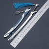 Hero weapon mechanical Zhenlong Yasuo scarlet moon, wind sword, Kang Longlong Dragon Demon Sword weapon keychain