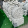 定制门口汉白玉石雕抱鼓石