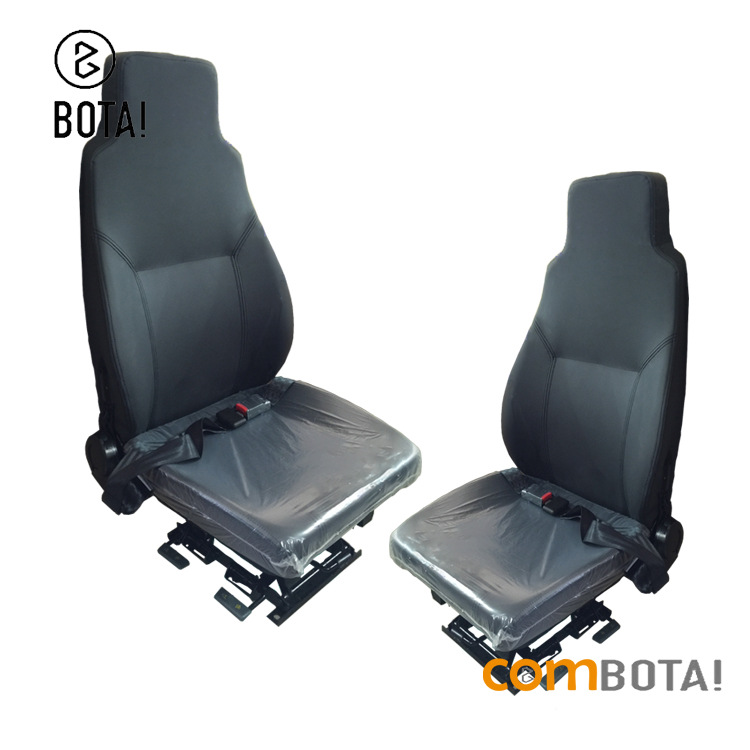 Grúa de ingeniería de camiones pesados que agudiza simple no amortiguador grúa tela de cuero coche minero Botai asiento
