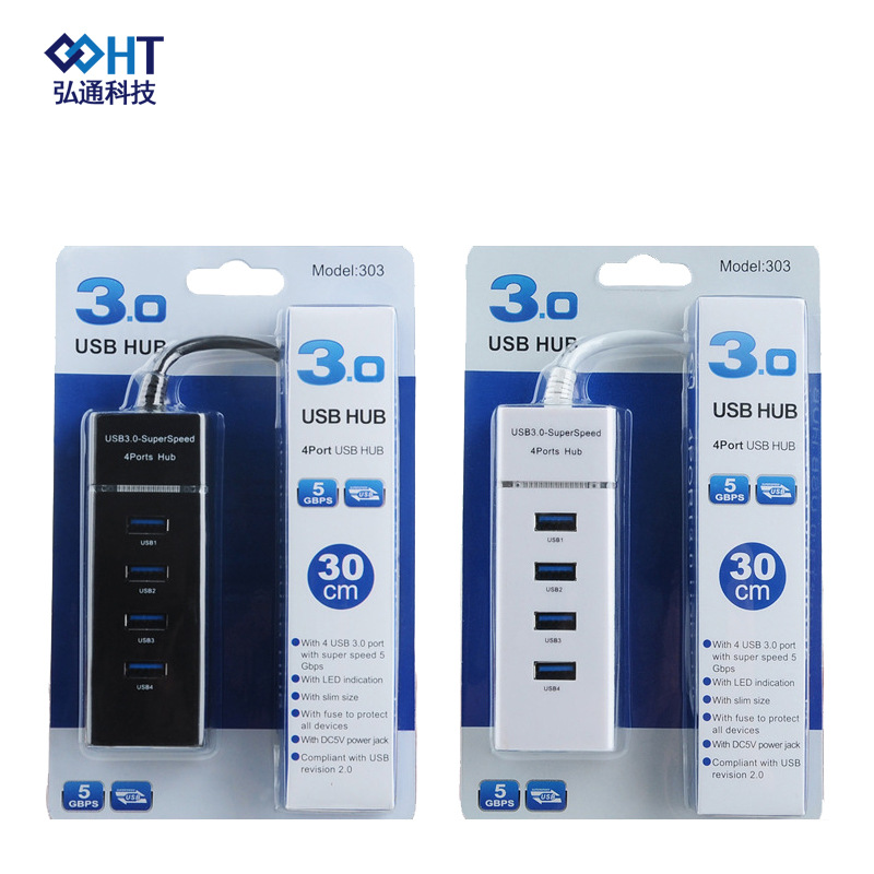 Comercio exterior HUB 3,0 estación de acoplamiento USB multi-Puerto extender HUB divisor 2,0 muelle de expansión tipo-c ordenador