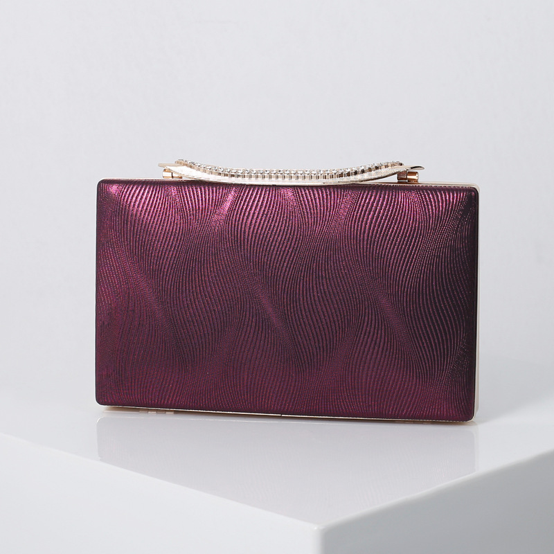 Nuevo bolso de noche transfronterizo europeo y americano simple moda bolso de noche vestido todo-Partido bolsa de la Pu ventas directas de la fábrica