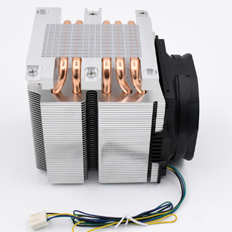 XH-X169 热管散热器五热管大平台TEC半导体高档散热器平台200W