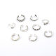 European and American new wave totem pattern open ring summer joint ring beach foot ring 9-piece set