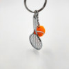 Metal tennis keychain, set, pendant, sports souvenir, Birthday gift