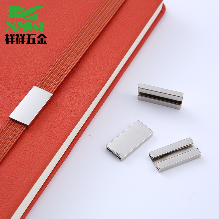 Small Slotted Buckle, Rectangular Buckle with Groove, Special Buckle for Notebooks, Can Be Laser-Engraved with Logo for Bags Small Slotted Buckle, Rectangular Buckle with Groove, Special Buckle for Notebooks, Can Be Laser-Engraved with Logo for Bags