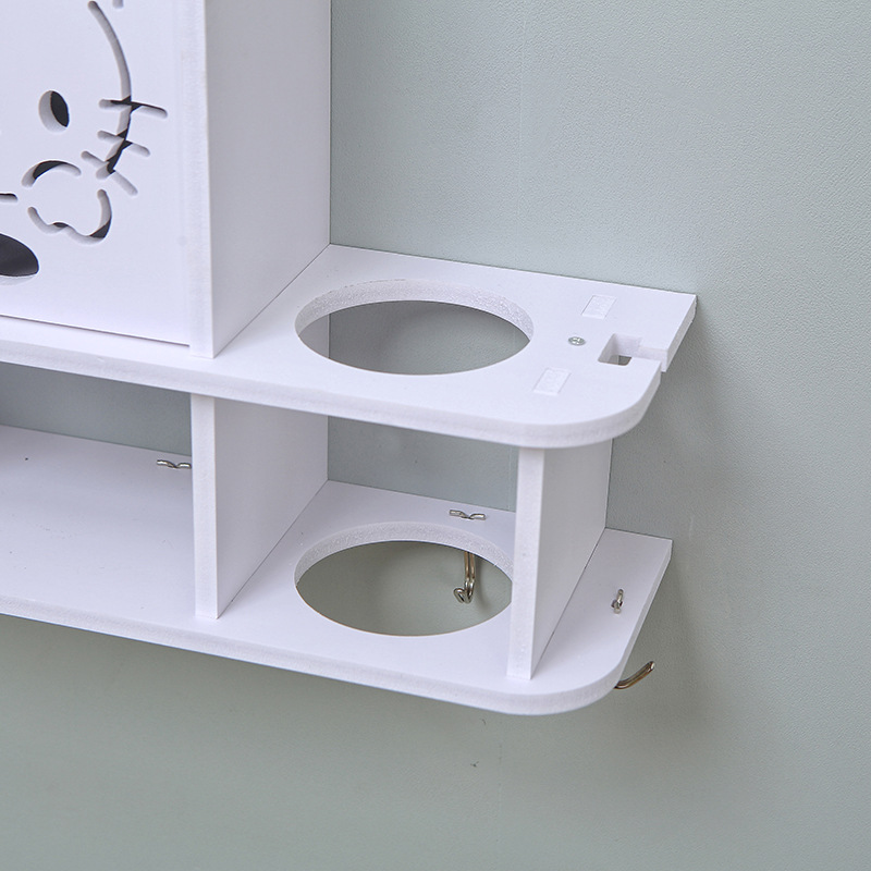 Baño sin perforaciones gabinete de almacenamiento de inodoro multifunción secador de pelo estante de almacenamiento lavabo pared colgante toalla rack