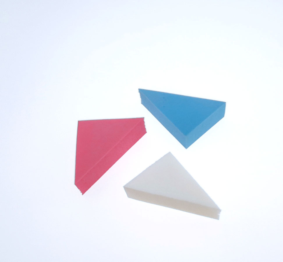 Fabricantes suministro NR SBR látex puff maquillaje pequeño cuadrado pequeño redondo mojado y seco belleza herramientas para un gran número de venta al por mayor