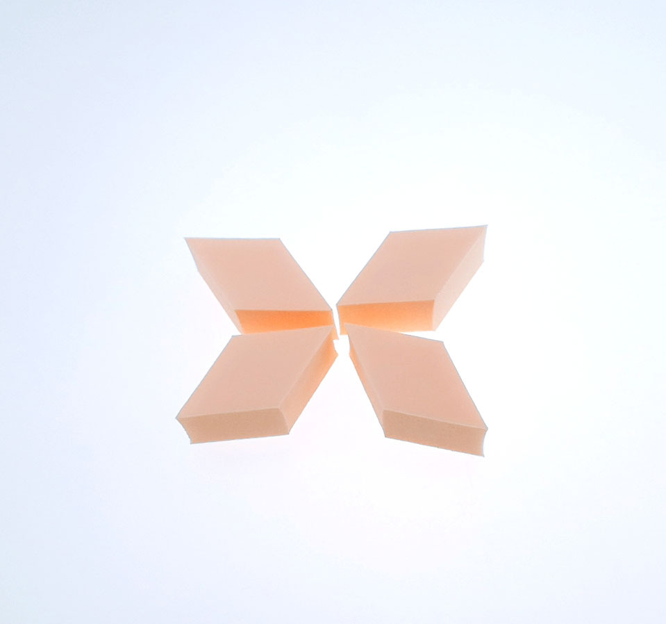 Fabricantes suministro NR SBR látex puff maquillaje pequeño cuadrado pequeño redondo mojado y seco belleza herramientas para un gran número de venta al por mayor