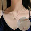 Necklace, small design chain for key bag , simple and elegant design, internet celebrity