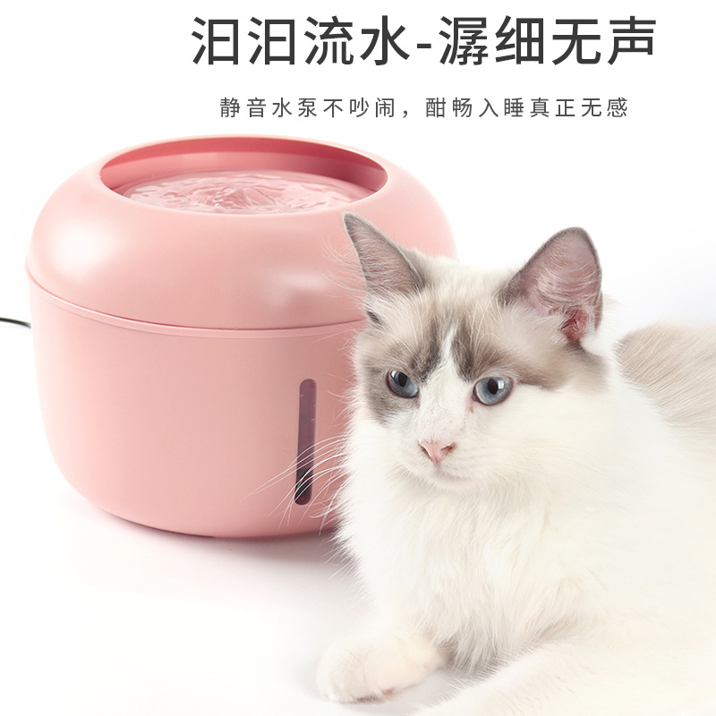 El nuevo estilo transfronterizo puede ser dispensador de agua para mascotas dispensador de agua para perros gato dispensador de agua de filtro inteligente entrega de una pieza