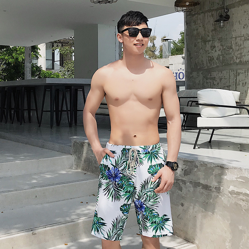 녹색 꽃 남성 스타일