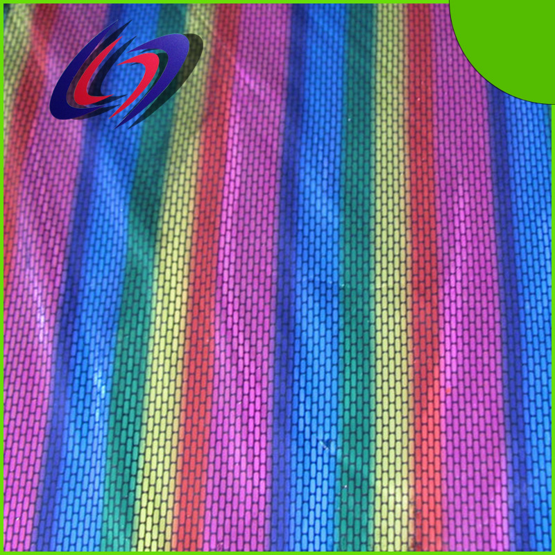 色丁涤丝烫金布加工 彩色涤纶烫金布 桌布装饰烫金布料拍摄道具