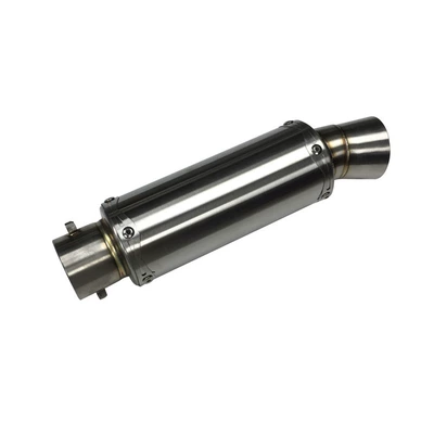 Exhaust pipe, straight-through small cylinder stainless