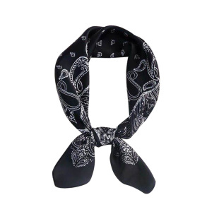 Fashion Varied Cashew Flower Imitation Silk Small Square Scarf Printed Decorative Scarf Professional Scarf Gift Factory Spot