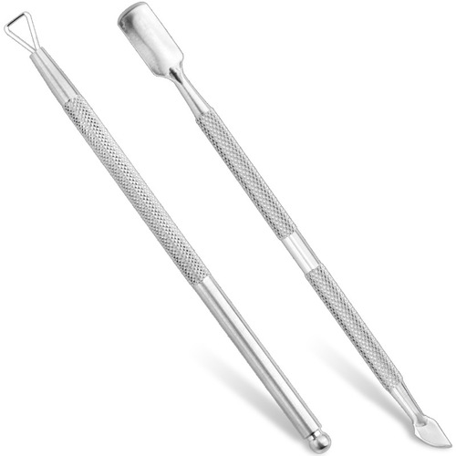 Stainless steel double-ended nail pusher pick nail remover planer manicure tool beauty manicure pusher trimming manicure tool
