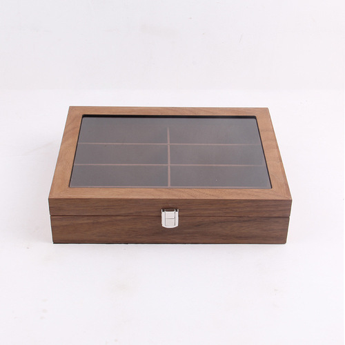 12-grid sunglasses storage box 12-bit sunglasses storage wooden box 8-bit glasses collection display box