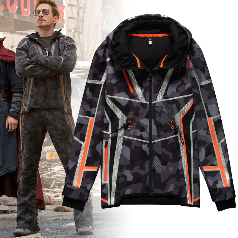 Vengeance 3 Tony's Same Jacket Reunion 4 Peripheral MK50 War Clothes Iron Man Clothes Sweater Hooded Men Vengeance 3 Tony's Same Jacket Reunion 4 Peripheral MK50 War Clothes Iron Man Clothes Sweater Hooded Men