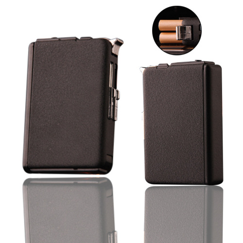 20-pack cigarette box automatic ejection cigarette with windproof inflatable lighter creative ultra-thin frosted cigarette box wholesale 618A
