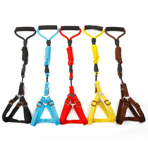 Havo foam handle rock climbing rope wear-resistant dog rope pet supplies anti-bite traction rope when going out