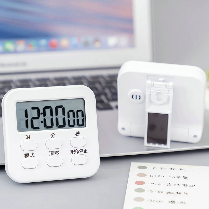 Student art timer with a time countdown to a quiet kitchen reminder reminder in hour with clip bracket