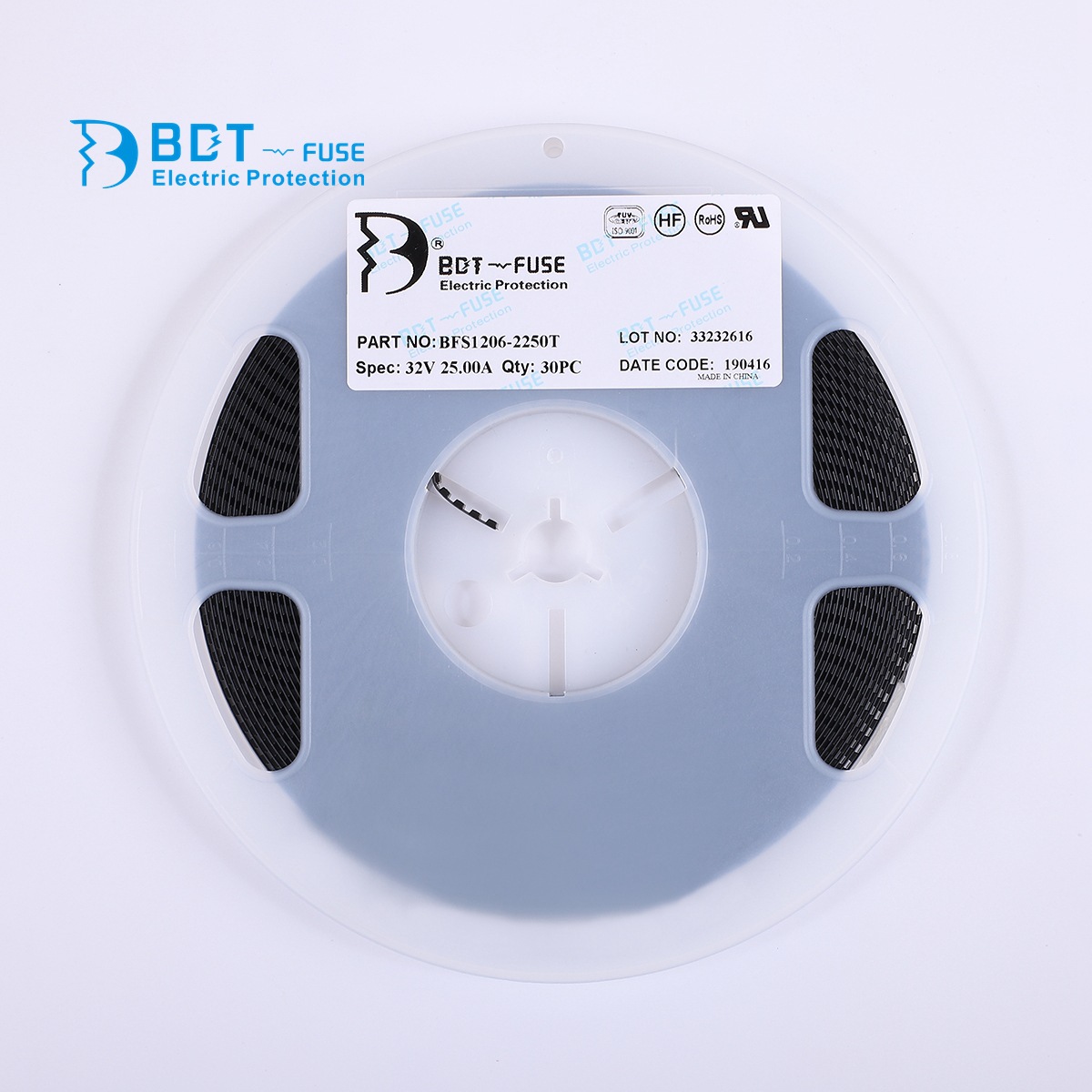 BDT宝电通科1206贴片熔断保险丝1206 25A 24V32V63V 1206-2500T