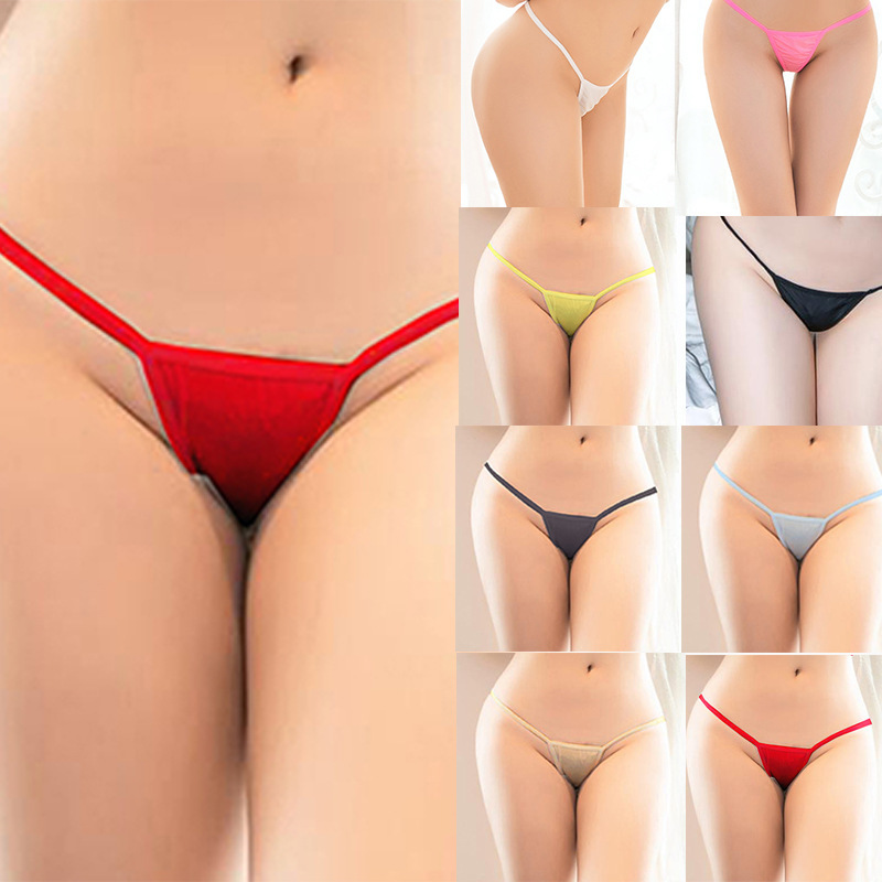 Wholesale Supply of Women's Thong Sexy Temptation T-Pants Ultra-Thin Translucent Mini Japanese Style Translucent Underwear