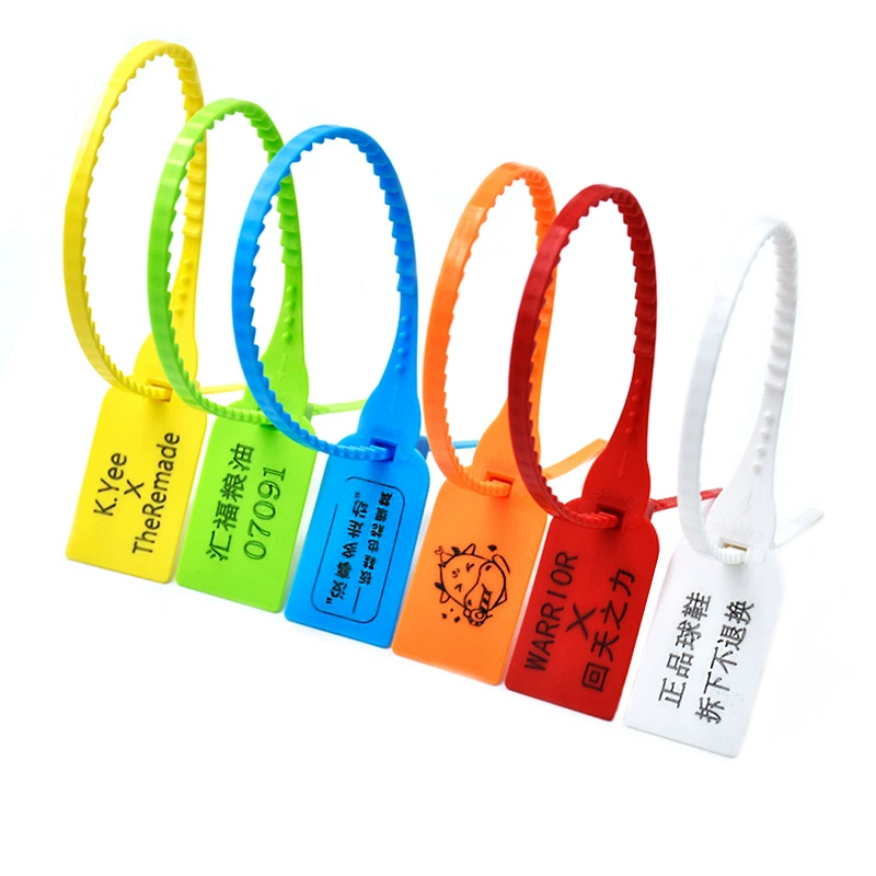 Одноразовая пряжка с защитой от подделок, кражи и регулировки, этикетка для одежды, завязка, бирка, этикетка с защитой от регулировки, пластиковая пломба