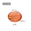 Round acacia wooden pallet home creative wood plate snacks snack nut snack candy wood melon seed disc