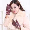 Demi-season polyurethane cute keep warm gloves, wholesale