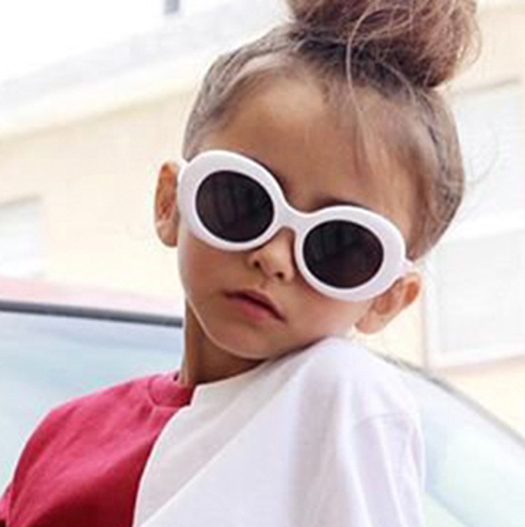 2020 new Korean round children's sunglasses fashion colorful children's sunglasses cute boys and girls glasses 9008