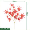 Realistic plastic decorations, layout, plant lamp, maple leaf, 65cm, plants leaves