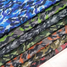 现货小迷彩三层网印花迷彩网布宠物防水面料箱包服装户外耐磨布料