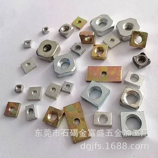 现货供应四方螺母M6*15*3；M6*16*6方形螺母/非标长方形螺母 螺帽
