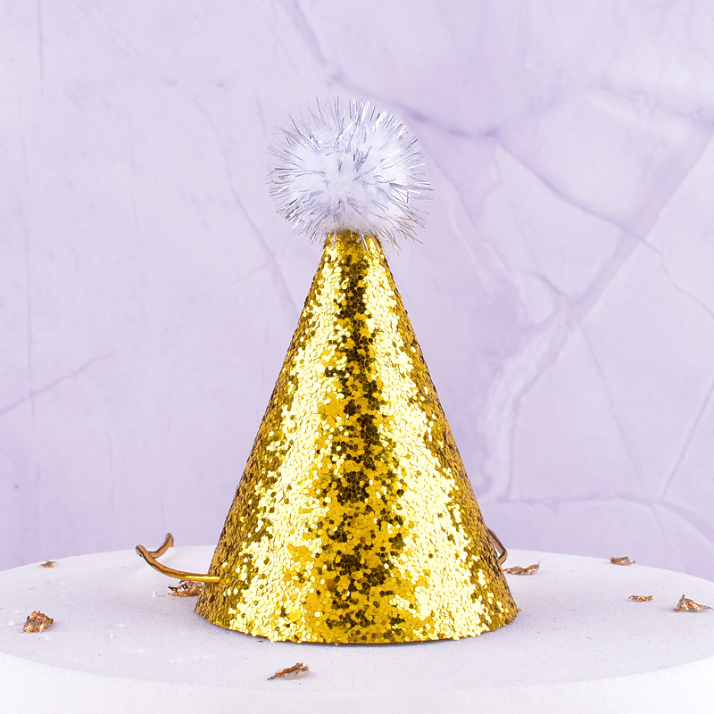 Sombrero de cumpleaños mini coreano lindo sombrero estrella DIY sombrero de fiesta de cumpleaños para niños sombrero de pastel de mascotas