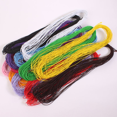 0.8mm core-spun elastic thread beaded elastic rope yellow high elastic bracelet jewelry hand bead rope hand bead rubber band