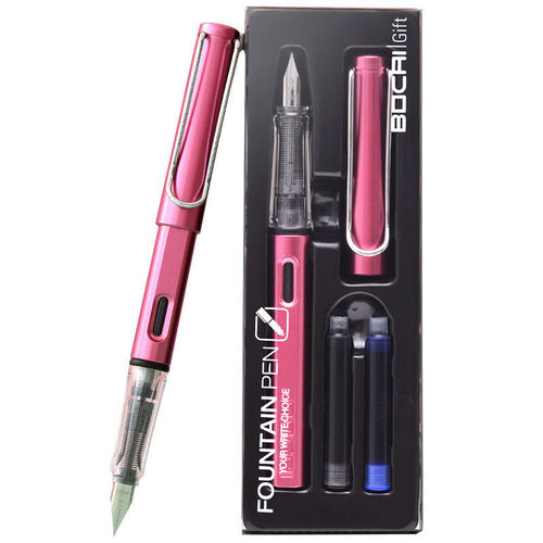 Bocai student positive pen set with replaceable ink bag for primary school students special calligraphy practice business gifts wholesale