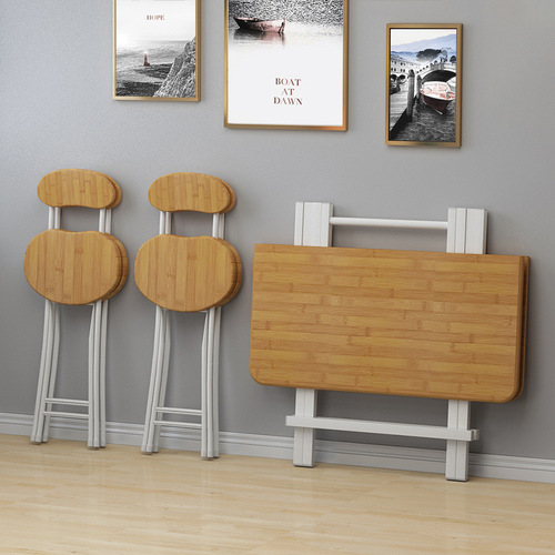 Folding table, portable dining table, simple leisure table, computer table, foldable portable table, stall square table, round table