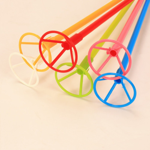 40cm Balloon Support Rod with Aluminum Film, Large Balloon Cup Stick, 50 Sets per Bundle