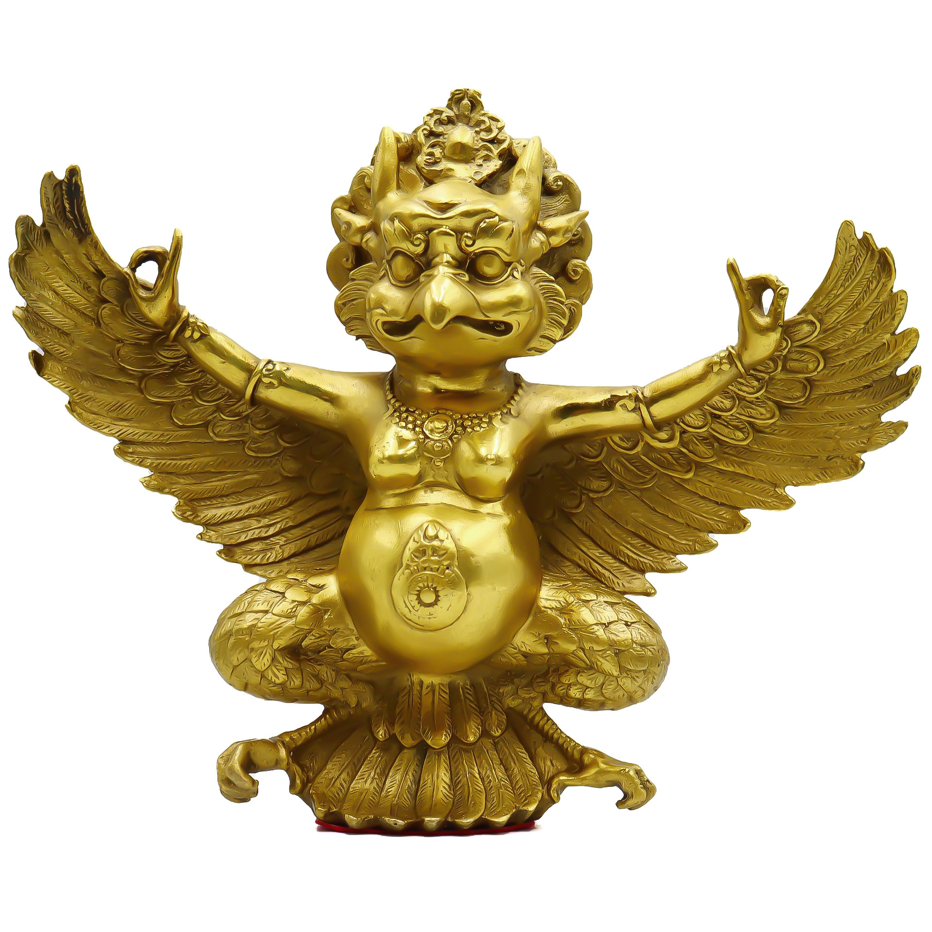 铜雷震子瑞兽大鹏金翅鸟玄关客厅书房电视装饰柜摆件礼品