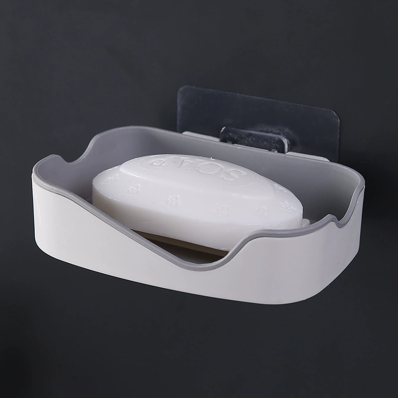 Powerful drying rack, double-layer two-color soap holder, no trace