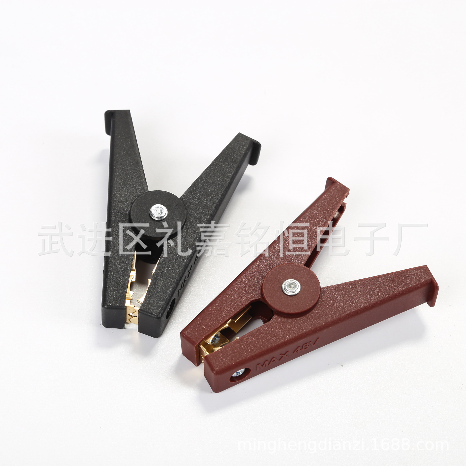 现货供应100A汽车应急绝缘电瓶夹 定 制批发大电流汽车启动电瓶夹