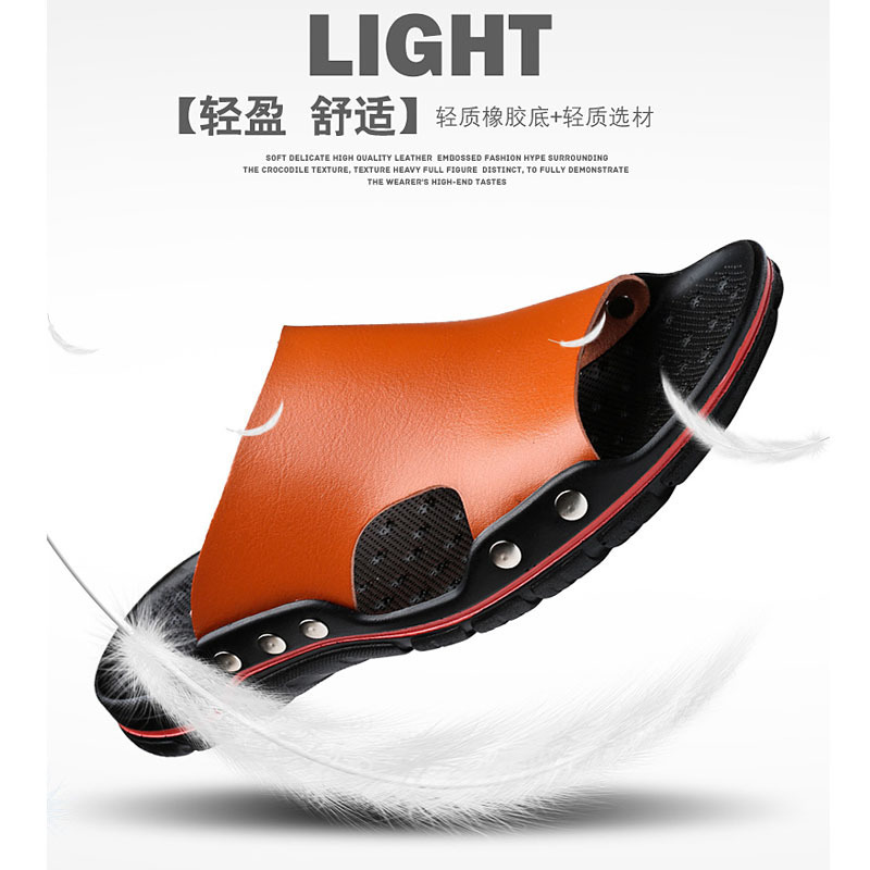 Summer Men's Extra Large 45 Widened Beach Shoes 46 Soft Sole Soft Surface 47 Non-Slip Flip Flops 48 Large Size Men's Slippers