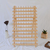 Creative pine wood folding line shaft frame sewing thread wax wire shuttle core line storage line wig wooden line frame