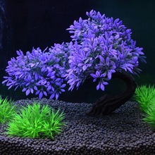 鱼芝景鱼缸造景树摆件仿真塑料水草水族装饰假水草批发厂家直销